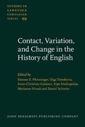 Cover: Contact, Variation, and Change in the History of English - John Benjamins Publishing Co