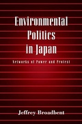 Cover: Environmental Politics in Japan - Cambridge University Press