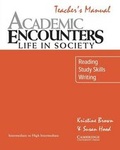 Cover: Academic Listening Encounters Teacher's manual - Cambridge University Press