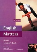 Cover: English Matters Grade 7 Learner's book and anthology pack - Cambridge University Press