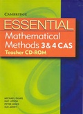 Cover: Essential Mathematical Methods CAS 3 and 4 Teacher CD - Cambridge University Press