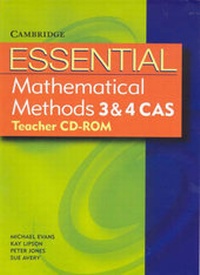 Enlarge image Cover: Essential Mathematical Methods CAS 3 and 4 Teacher CD - Cambridge University Press