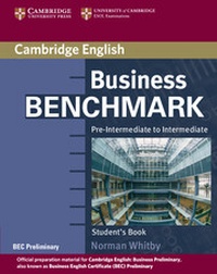 Abbildung von: Business Benchmark Pre-Intermediate to Intermediate Student's Book BEC Preliminary Edition - Cambridge University Press