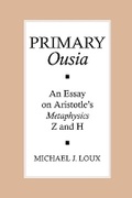 Cover: Primary "Ousia" - Cornell University Press