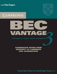 Abbildung von: Cambridge BEC Vantage 3 Self Study Pack - Cambridge University Press