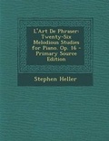 Cover: L'Art de Phraser - Nabu Press