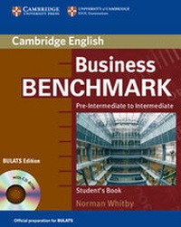Abbildung von: Business Benchmark Pre-Intermediate to Intermediate Student's Book with CD ROM BULATS Edition - Cambridge University Press