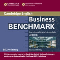 Abbildung von: Business Benchmark Pre-Intermediate to Intermediate Audio CDs BEC Preliminary Edition - Cambridge University Press