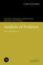 Cover: Analysis of Evidence - Cambridge University Press