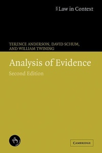 Enlarge image Cover: Analysis of Evidence - Cambridge University Press