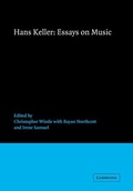 Cover: Essays on Music - Cambridge University Press