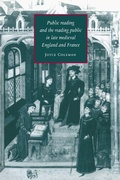 Cover: Public Reading and the Reading Public in Late Medieval England and France - Cambridge University Press