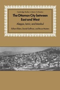 Cover: The Ottoman City between East and West - Cambridge University Press