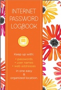 Cover: Internet Password Logbook - Botanical Edition - Rock Point