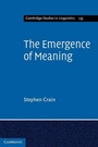 Cover: The Emergence of Meaning - Cambridge University Press