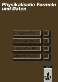 Enlarge image Cover: Physikalische Formeln und Daten - Klett