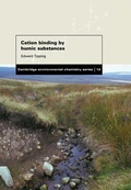 Cover: Cation Binding by Humic Substances - Cambridge University Press