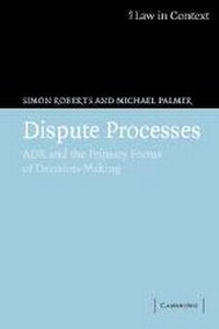 Abbildung von: Dispute Processes - Cambridge University Press