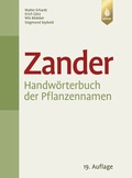 Bild: Zander. Handwörterbuch der Pflanzennamen - Verlag Eugen Ulmer