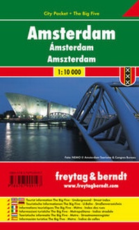 Abbildung von: Amsterdam, Stadtplan 1:10.000, City Pocket + The Big Five - Freytag-Berndt und ARTARIA