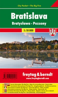 Abbildung von: Bratislava, Stadtplan 1:10.000, City Pocket + The Big Five - Freytag-Berndt und ARTARIA