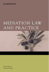 Abbildung von: Mediation Law and Practice - Cambridge University Press
