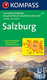 Abbildung von: KOMPASS Stadtplan Salzburg 1:10.000 - KOMPASS-Karten