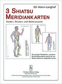 Bild vergrößern Bild: 3 Shiatsu Meridiankarten - Hübner, Felicitas