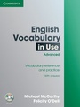 Cover: English Vocabulary in Use Advanced with Answers and CD-ROM - Cambridge University Press