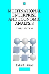 Enlarge image Cover: Multinational Enterprise and Economic Analysis - Cambridge University Press