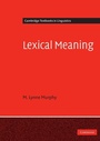 Cover: Lexical Meaning - Cambridge University Press