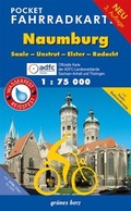 Cover: Pocket-Fahrradkarte Naumburg, Saale-Unstrut-Elster-Radacht - gr&uuml;nes herz