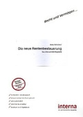 Cover: Die neue Rentenbesteuerung - Verlag interna