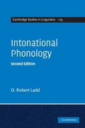 Cover: Intonational Phonology - Cambridge University Press