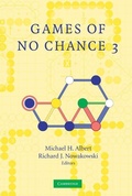 Cover: Games of No Chance 3 - Cambridge University Press