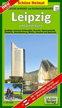 Abbildung von: Wander- und Radwanderkarte Leipzig und Umgebung - Barthel, A