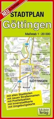 Abbildung von: Stadtplan Göttingen - Barthel, A