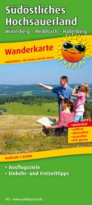 Abbildung von: Südöstliches Hochsauerland, Winterberg - Medebach - Hallenberg - Freytag-Berndt und ARTARIA