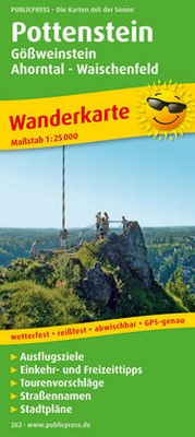 Abbildung von: Pottenstein, Gößweinstein - Ahorntal - Waischenfeld - Freytag-Berndt und ARTARIA