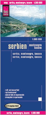 Abbildung von: Reise Know-How Landkarte Serbien, Montenegro, Kosovo (1:385.000) - Reise Know-How Verlag Peter Rump GmbH