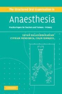 Enlarge image Cover: The Structured Oral Examination in Anaesthesia - Cambridge University Press