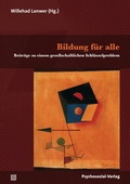 Cover: Bildung f&uuml;r alle - Psychosozial-Verlag
