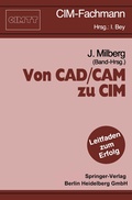 Cover: Von CAD/CAM zu CIM - Springer