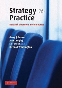 Enlarge image Cover: Strategy as Practice - Cambridge University Press
