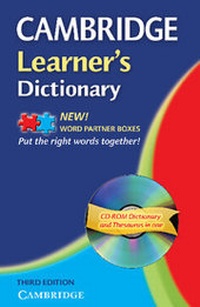 Enlarge image Cover: Cambridge Learner's Dictionary with CD-ROM - Cambridge University Press