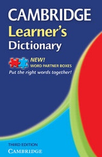 Enlarge image Cover: Cambridge Learner's Dictionary - Cambridge University Press