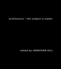 Cover: Architecture - Routledge