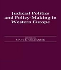 Bild vergrößern Bild: Judicial Politics and Policy-making in Western Europe - Routledge