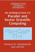Cover: An Introduction to Parallel and Vector Scientific Computation - Cambridge University Press