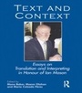 Cover: Text and Context - Routledge